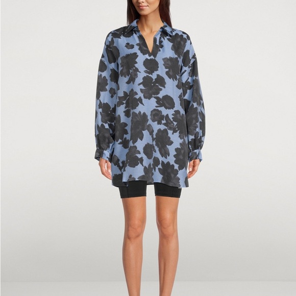 Samsoe Samsoe Gitte shirt Serenity glow Size XS/S Linen blend - Picture 12 of 13